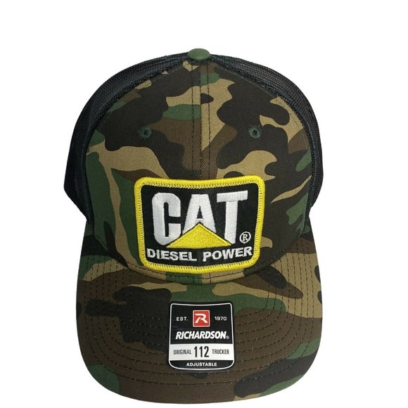 Caterpillar CAT Richardson 112 Snap Back Trucker Hat - Picture 3 of 5